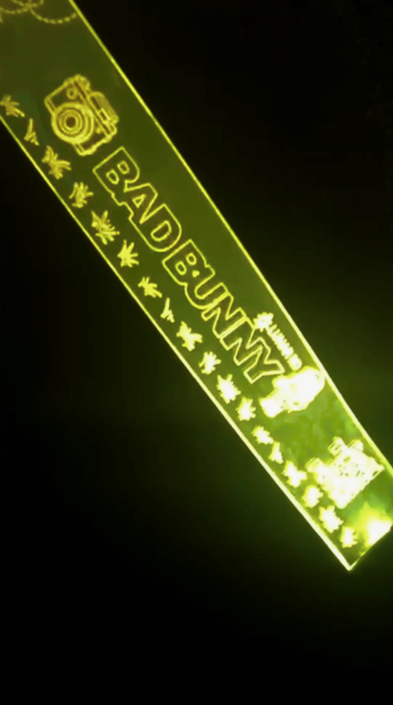 Brazalete LED: Bad Bunny "Debí Tirar Más Fotos World Tour 2025"